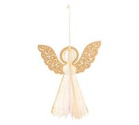 Feeric Lights et Christmas - Sujet Ange Ailes Papier h.15cm doré
