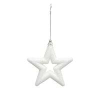 Feeric Lights et Christmas - Sujet Assorti H.7-11cm polystyrène - Etoile Strass