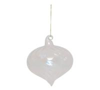 Feeric Lights et Christmas - Sujet de noël en Verre 8 cm Goutte irisé