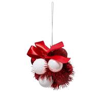 Fééric Lights and Christmas - Sujet de Noël Fleur Colorama 9cm Rouge & Blanc