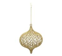 Feeric Lights et Christmas - Sujet de noël Goutte d'or en Plastique 10cm