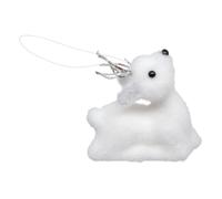 Feeric Lights et Christmas - Sujet de Noël Peluche en Fourrure - Lapin