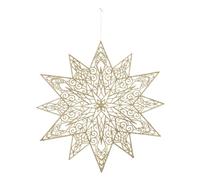 Feeric Lights et Christmas - Sujet étoile Maxi 48cm Plastique Or