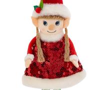 Feeric Lights et Christmas - Sujet Lutin H.20cm Polyester Assorti - Modèle a