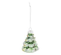 Feeric Lights et Christmas - Sujet Sapin h.7cm Verre Vert