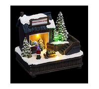 Feeric Lights et Christmas - Village de noël Boutique de sapins 3 LED Multicolores à Piles
