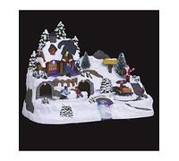 Village de Noël train animé 12 LED + transfo Feeric lights & christmas