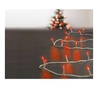 Feerie Christmas - Guirlande d'extérieur 50 mètres - 500 LED - Rouge et transparent Rouge G
