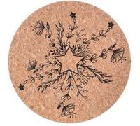 Assiette De Présentation Liège Terre Sauvage - Vaisselle De Noël - Marron