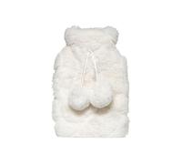 Féérie Lights & Christmas - Bouillotte en pilou avec 2 pompons - Blanc ivoire