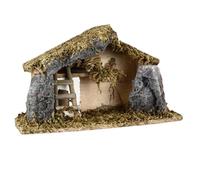 Crèche de Noël - Bois et mousse