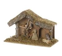 Féérie Lights & Christmas - Crèche traditionnelle de Noël vide - H. 24 cm Marron G