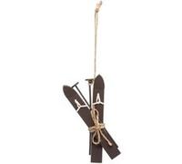 Féérie Lights & Christmas - Décoration pour sapin de Noël A l'orée des bois - Skis - Marron - A l'orée des bois Marron G