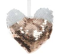 Féérie Lights & Christmas - Décoration pour sapin de Noël Sequin - Coeur - Doré - Sarah B Jaune G