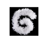 Guirlande de Noël GENERIQUE Féérie Lights & Christmas - Guirlande de Noël Boa Plume - 1,80 m - Blanc