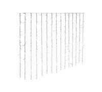 Féérie Lights & Christmas - Guirlande extérieur rideaux 600 LED - Longueur 2 m - Blanc froid