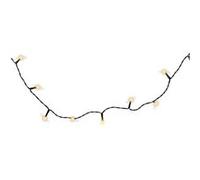 Féérie Lights & Christmas - Guirlande extérieure de Noël à piles LED - L. 700 cm - Blanc chaud - LED Blanc G