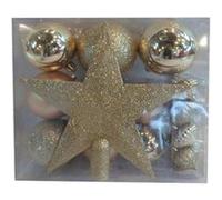 Féérie Lights & Christmas - Kit de décorations pour sapin de noël - 18 Pièces - Or Jaune G