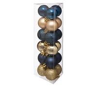 Féérie Lights & Christmas Kit déco pour Sapin de Noël - 18 Pièces - Bleu et Or