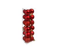 Féérie Lights & Christmas - Kit Décoration pour sapin de Noël - 18 Pièces - Rouge - La maison des couleurs