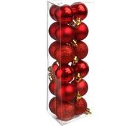Féérie Lights & Christmas - Kit Décoration pour sapin de Noël - 18 Pièces - Rouge - La maison des couleurs Rouge G