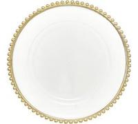 Féérie Lights & Christmas - Lot de 12 assiettes de présentation NOËL DES MAGES - Or - Noël des Mages