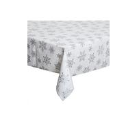Féérie Lights & Christmas - Nappe flocons de Noël Fantasy - L. 360 x l. 140 cm - Blanc - Fantasy