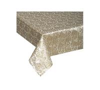 Féérie Lights & Christmas - Nappe rectangulaire à impression baroque - 140 x 360 cm - Dorée - Héritage