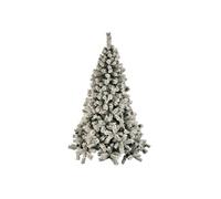 Sapin de Noël artificiel effet enneigé WINDY PEAK - H. 150 cm - Blanc