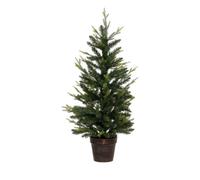 Féérie Lights & Christmas - Sapin de Noël artificiel Helsinki en pot - H. 100 cm - Vert