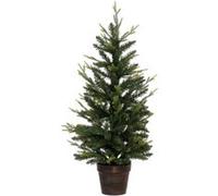 Féérie Lights & Christmas - Sapin de Noël artificiel Helsinki en pot - H. 100 cm - Vert Vert G