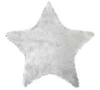 Féérie Lights & Christmas - Tapis de Noël design fourrure Fantasy - Diam. 90 cm - Blanc - Fantasy