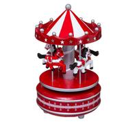 Féérie Lights & Christmas - Village de Noël Carrousel musical - Rouge