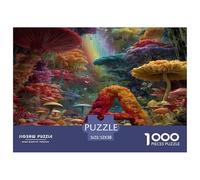 Féérie Psychedélique Jigsaw Puzzle 1000 Pièces Adapter Les Adultes Ou Les Familles Ensemble Ondoyant Puzzles Difficiles Cadeaux pour Adultes 100% Carton Recyclé Puzzle Décoratif 52x38cm/1000pcs
