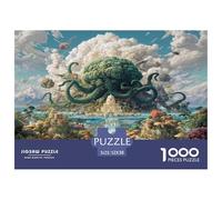 Féérie Psychedélique Jigsaw Puzzles 1000 Pièces pour Les Adultes Ondoyant Jeux ÉduChatifs Puzzle Cadeaux pour Adultes 100% Carton Recyclé Puzzle Décoratif 52x38cm/1000pcs