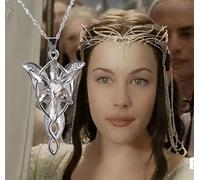 Féeries et merveilles COLLIER ARWEN, COLLIER EVENSTAR, COLLIER ARAGORN, COLLIER LE SEIGNEUR DES ANNEAUX, COLLIER FEE, COLLIER ELFE