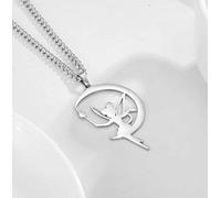 FÉERIES ET MERVEILLES COLLIER FEE SUR LUNE, COLLIER FEMME, FAIRY, BIJOUX FEE