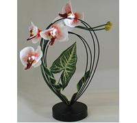 FEERIES ET MERVEILLES ORCHIDÉE Artificielle Rouge A LED (HT 33 x 20 cm)