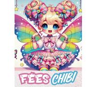 Fées Chibi - Grand Livre de Coloriage Fées de la forêt pour Enfants dès 6 ans - 40 Magnifiques fées kawaii à colorier - Coloriage chibi pour filles - Art Animé Manga