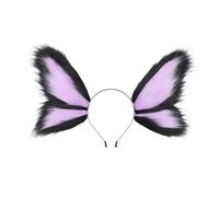 Fées Elfes Papillon Animal Oreille Bandeau Réglable Accessoire de Costume pour Jeu de Rôle Fêtes d ' Halloween Rassemblement Habillage Accessoire de Cheveux en Peluche pour Événement à Thème