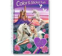 Fees et licornes - 3d lenticular color and sticker fun - Collectif - Book'n App - broché - Document jeunesse