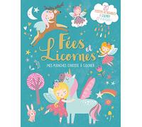 1.2.3 SOLEIL! – Fées et licornes – Mes planches d'artiste à colorier