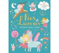 Fees et licornes - mes planches d'artiste a colorier - Angelina De Sol - 1 2 3 Soleil - broché - Document jeunesse