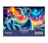 Fées fantastiques 1000 Pièces Lot de Puzzles Premium pour Un Défi Ultra Exigeant Univers fée Arc - en - Ciel recommandé comme Activité Parascolaire Et Puzzle Haut De Gamme 70x50cm/1000pcs