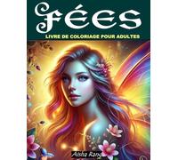 Fées: Livre de coloriage pour adultes avec 50 magnifiques illustrations pour la relaxation, la réduction du stress et la pleine conscience