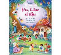Fées, lutins et elfes – Avec plus de 200 autocollants, dont certains brillants – Usborne