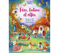 Fées, lutins et elfes - Autocollants Usborne - Fiona Watt - Usborne - broché - Document jeunesse