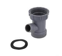 Feeshoppher Adaptateur de vidange d'évier de cuisine en forme de Y - Connecteur de branche d'égout - Filetage femelle en polypropylène avec joint en PVC - Design anti-fuite pour tuyau d'arrosage