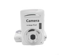 Feeshoppher Appareil photo numérique 16 MP 1080p HD avec zoom 16x, système de stabilisation multi-axes, écran d'affichage de 6,1 cm, appareils photo numériques pour débutants, voyages, photographie en