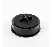 Feeshoppher Base de rangement élégante en acrylique pour HomePod Mini avec design absorbant les chocs et solution de gestion des câbles en finition noire élégante pour garder l'installation audio